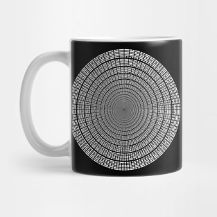 I Ching Hexagrams - White on Black Mug